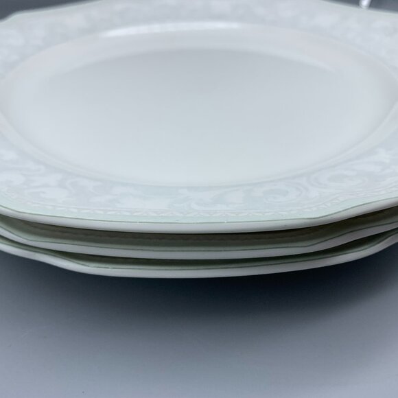 Set of 3 Mikasa 10 3/4" Ultima China Dinner Plates SABRINA Pattern - Picture 10 of 10